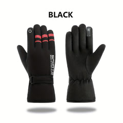 Thickened Skiing & Cycling Gloves Touch Screen Silicone Warm Keeping