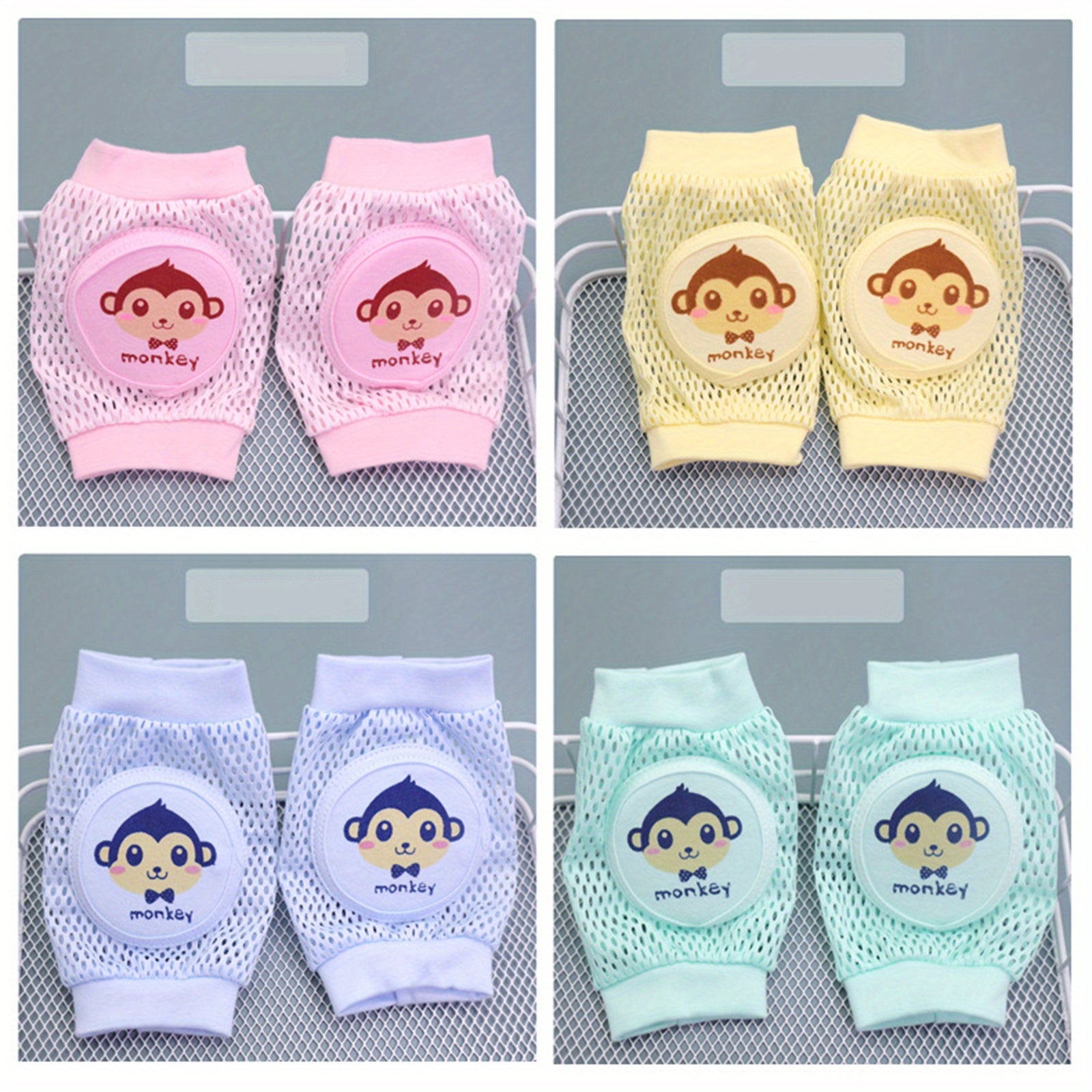 2pcs Baby Breathable Knee Pads - Knees Protectors & Playable Kneepads