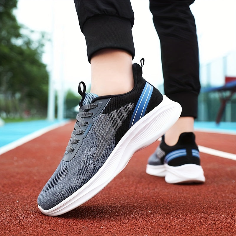 Men's Lightweight Breathable Athletic Shoes For Running Gym
