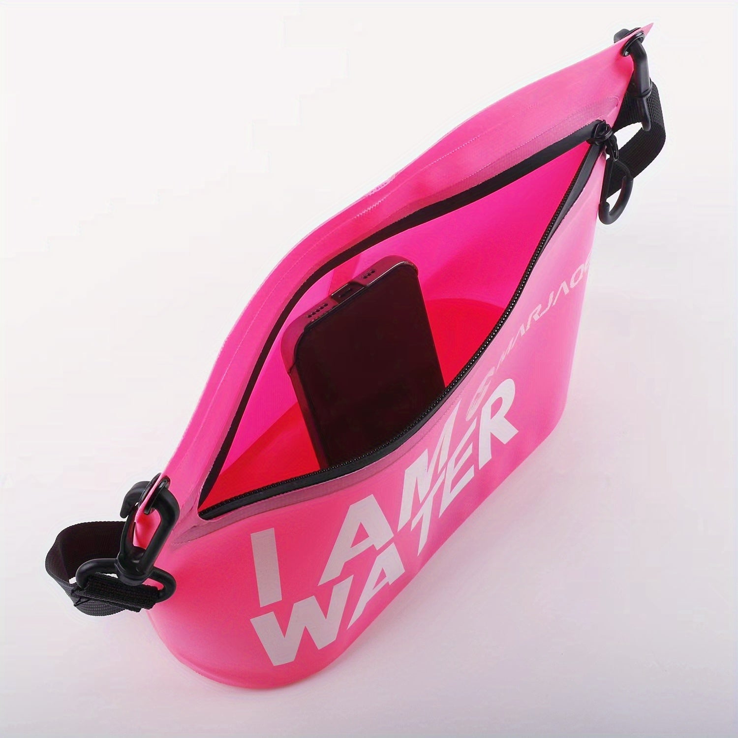 Waterproof Shoulder Bag 2.5L PVC Clip Mesh for Drifting Swimming