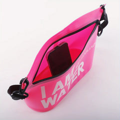 Waterproof Shoulder Bag 2.5L PVC Clip Mesh for Drifting Swimming