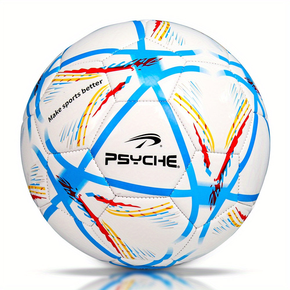 PSYCHE Soft Size 5 Indoor/Outdoor Football, Machine Stitched