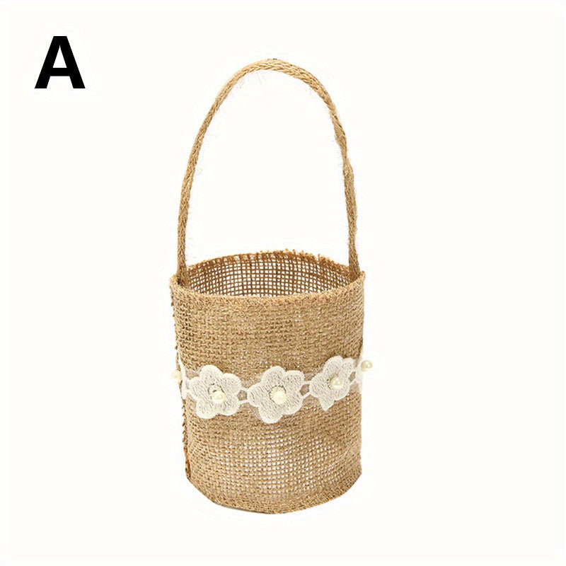 Rustic Wedding Burlap Small Bags for Tableware Supplies
