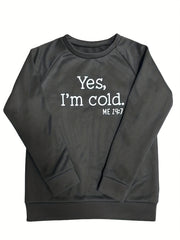 Women's Letter Graphic Fleece Sports Sweatshirt