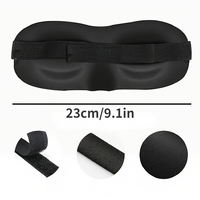 3D Eye Mask for Men and Women Night Blackout Adjustable Strap