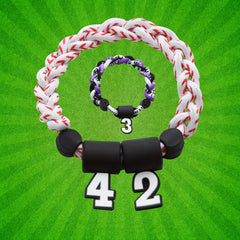 Sporty Style Braided Wristband Rope Bracelet for Sports Fans Souvenirs