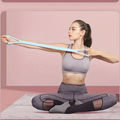 8-Shaped Stretch Band for Back Shoulder Neck, Elastic Resistance Rope