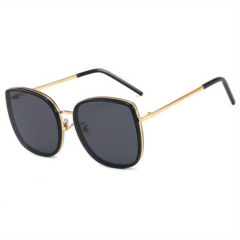 Large Square Frame Men's Sunglasses For Street Photography