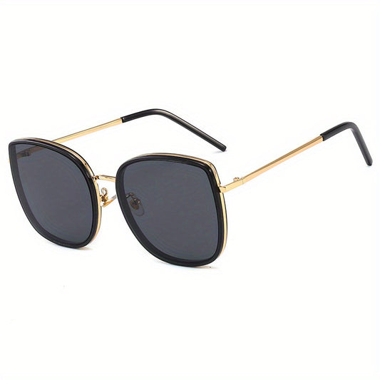Large Square Frame Men's Sunglasses For Street Photography