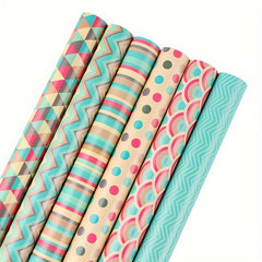 Birthday Wedding Gift Wrap Set - 10 Sheets