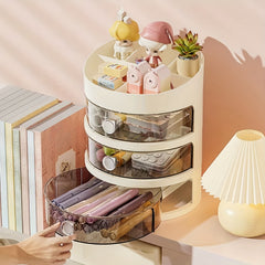 Desktop Storage Box Makeup Storage Container Clear 1pc