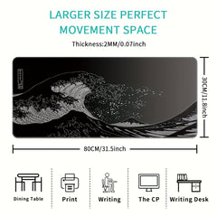 Large Gaming Mouse Pad, Oversized Extended Desk Mat Non-slip Rubber Material
