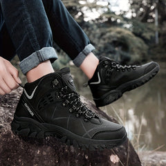 Men's Warm Lightweight Hiking Boots - Outdoor Sports Shoes