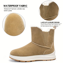 Thick Cozy Snow Boots Fur Lined Winter Shoes