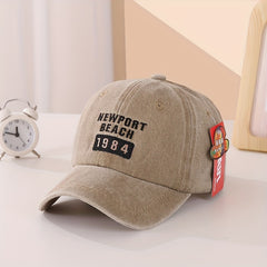 Kids Breathable Adjustable Baseball Cap Outdoor Sport Letter Embroidery