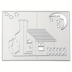 Greeting Card Room Cutting Dies Stencil DIY Scrapbook Album Paper Mold