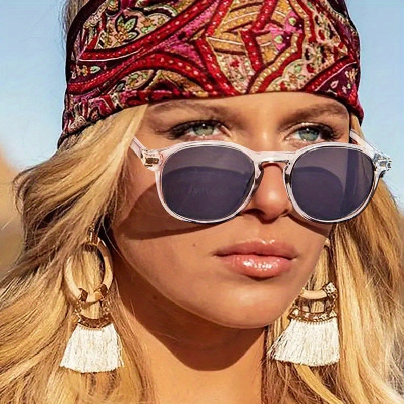 Oval Sunglasses Candy UV400 Sun Shades Glasses Vacation Beach