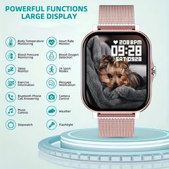 Unisex Sports Smart Watch with Phone Answering & Dialing