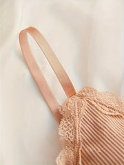 4 Pcs Lace Wireless Bra Comfy & Breathable Intimates Bralette Women's Lingerie