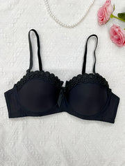 Lace Push Up Bra Comfy & Breathable Women's Underwear