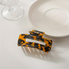 Square Geometric Hair Claw Clip Non Slip Strong Hold Grip Hair Jaw Clip