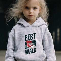 Girls 2pcs Shoes Print Hoodies Jogger Pants Set Sports