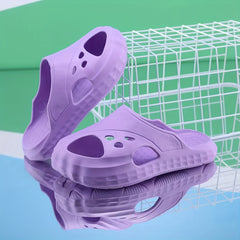 Girls Casual Solid Slippers Lightweight Non-slip Indoor Bathroom Slippers