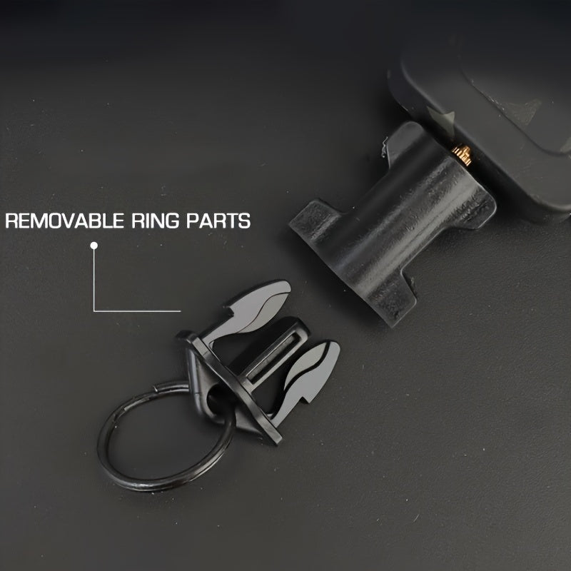 Outdoor 360 Rotating Telescopic Buckle Anti-theft Key Buckle