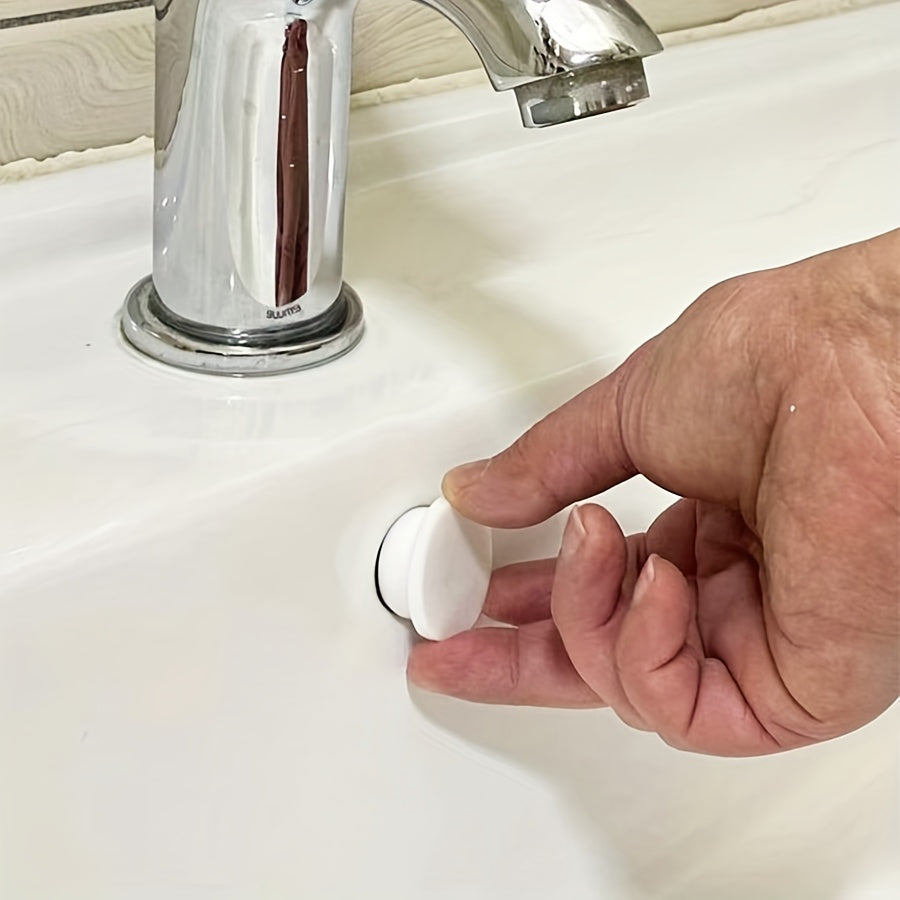 10pcs Overflow Sealing Cover Bathroom Stopper Water Plug for Washbasin