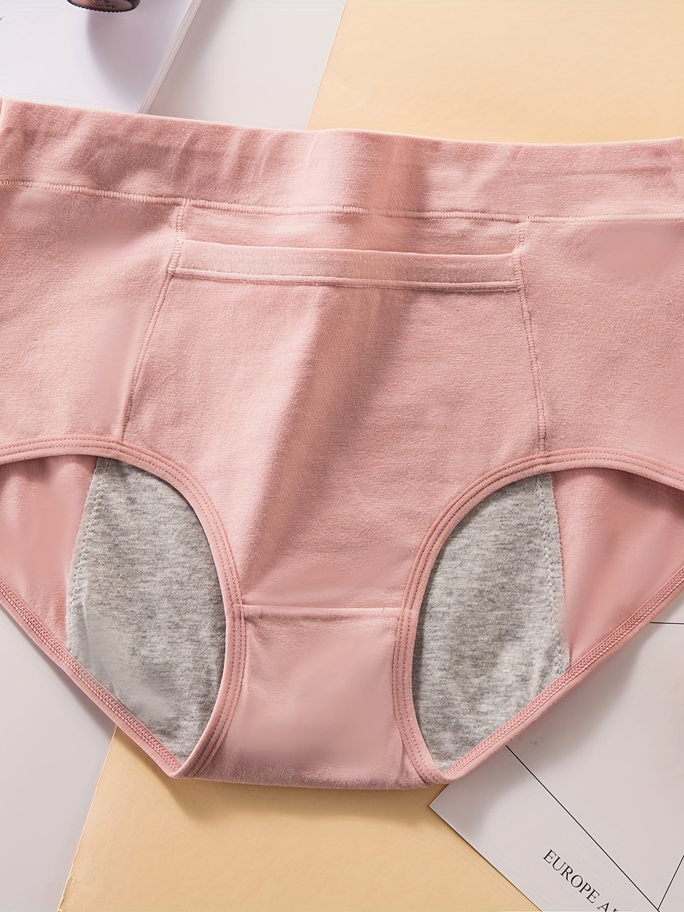 4pcs High Waist Period Briefs Women's Lingerie