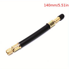 Bicycle Pump Valve Extender Extension Tube Rubber Inflator Pipe Hose