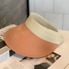 UV Protection Sun Visor Hat Wide Brim Lightweight Beach Hat
