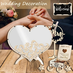 50pcs Star & Moon Wooden DIY Craft Cutouts Wooden Slices Gift Ornaments