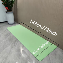 Non-slip Soft Yoga Mat Widen Shock Absorption Fitness Mat 183x61x0.72in