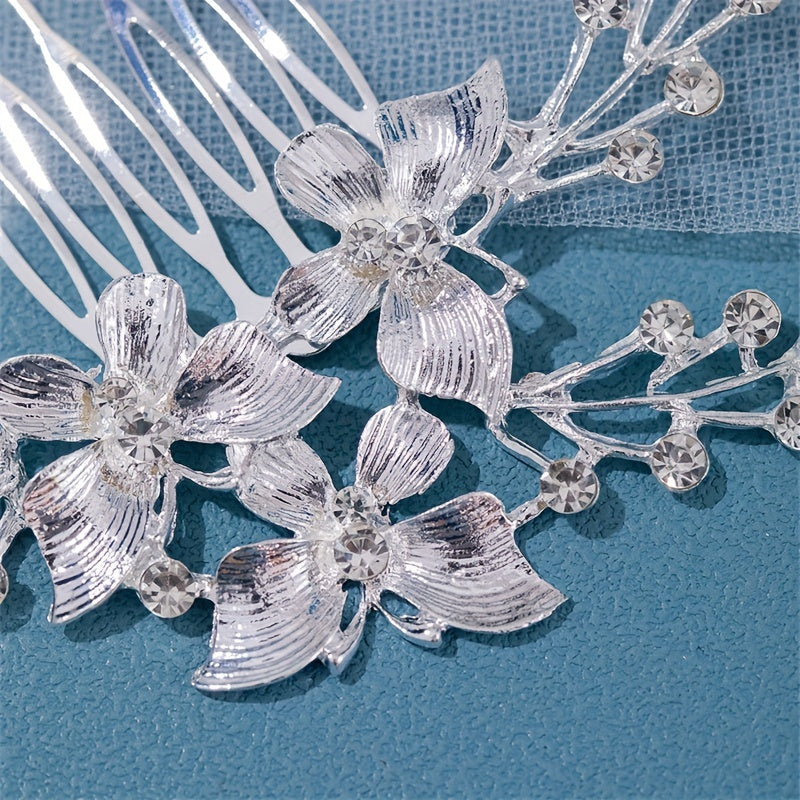 Girls Rhinestone Hairpin Crystal Butterfly Hairpin - Fairy Hair Access.