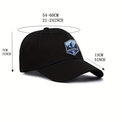 Mountain Embroidery Peaked Cap Soft Top Summer Multicolor Hat Mens Peaked Cap
