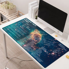Large Gun Disassembly Pattern Mouse Pad, Non-slip Rubber Base