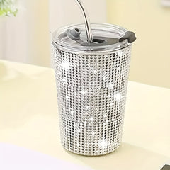 304 Stainless Steel U Shaped Eggshell Cup 400ml 13.5oz Flat Bottom Cup