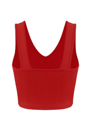 Backless Tank Top V Neck Sleeveless for Spring & Summer