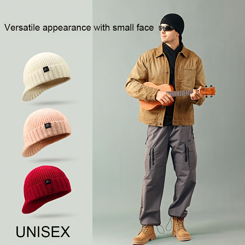 Men's Knitted Winter Hat Windproof Coldproof Outdoor