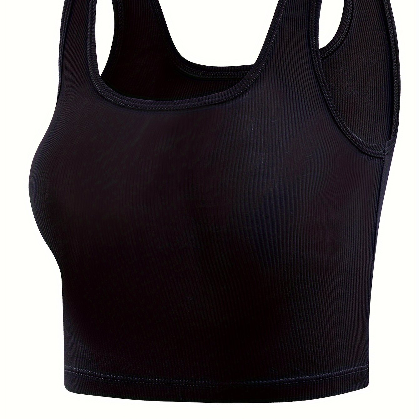 Ribbed Tank Top Slim Fit Sleeveless Lingerie