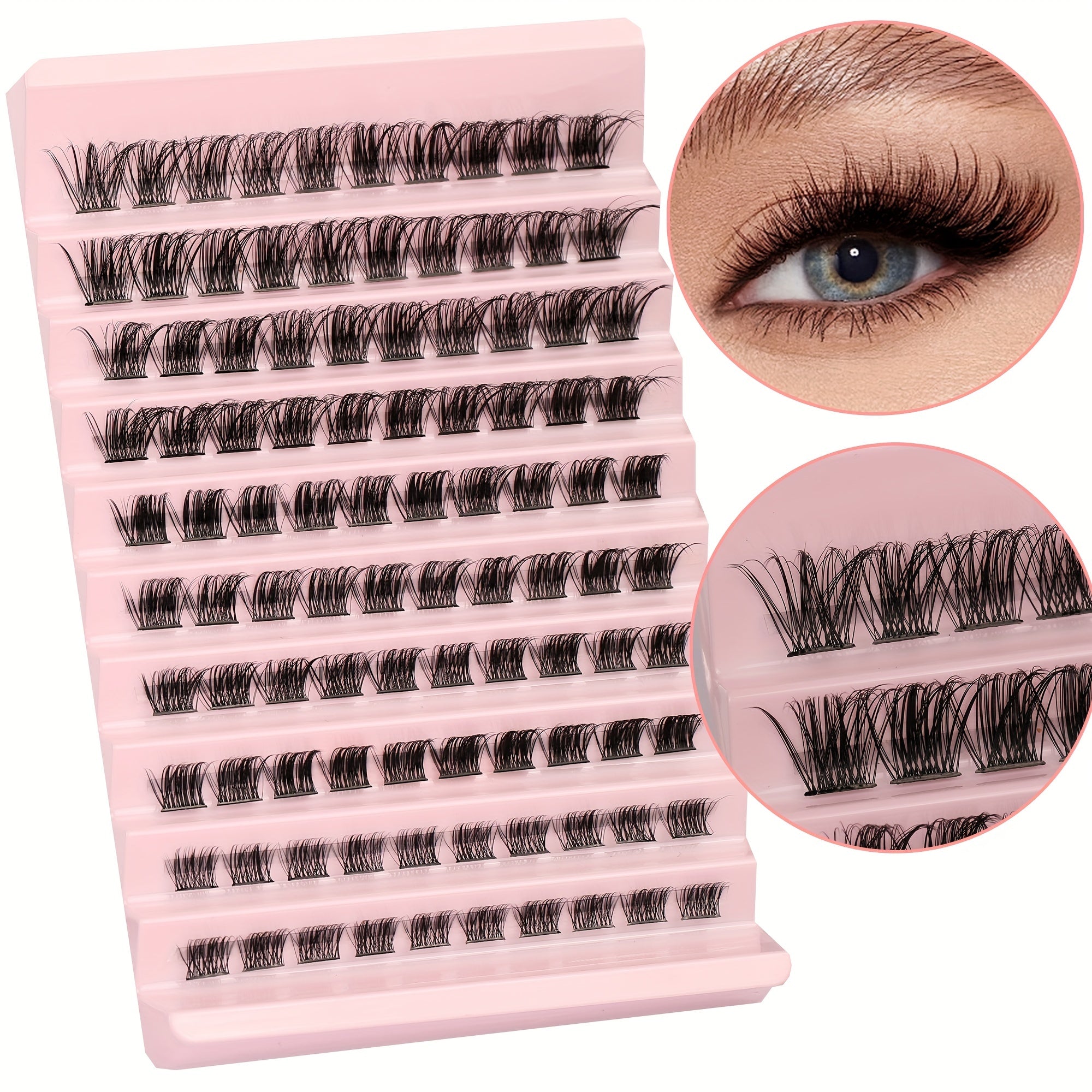 DIY Clusters Lashes 150 120 100 Pcs Lash Extension DD Curling 8 16mm Single