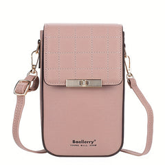 Fashionable Style Slot Compact Crossbody Women's Wallet Evening Party Ladies' Pu