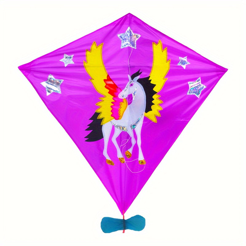 Sky Horse Kite 30m Flying Line D handle Beach Park Yard Outdoor Entertainment