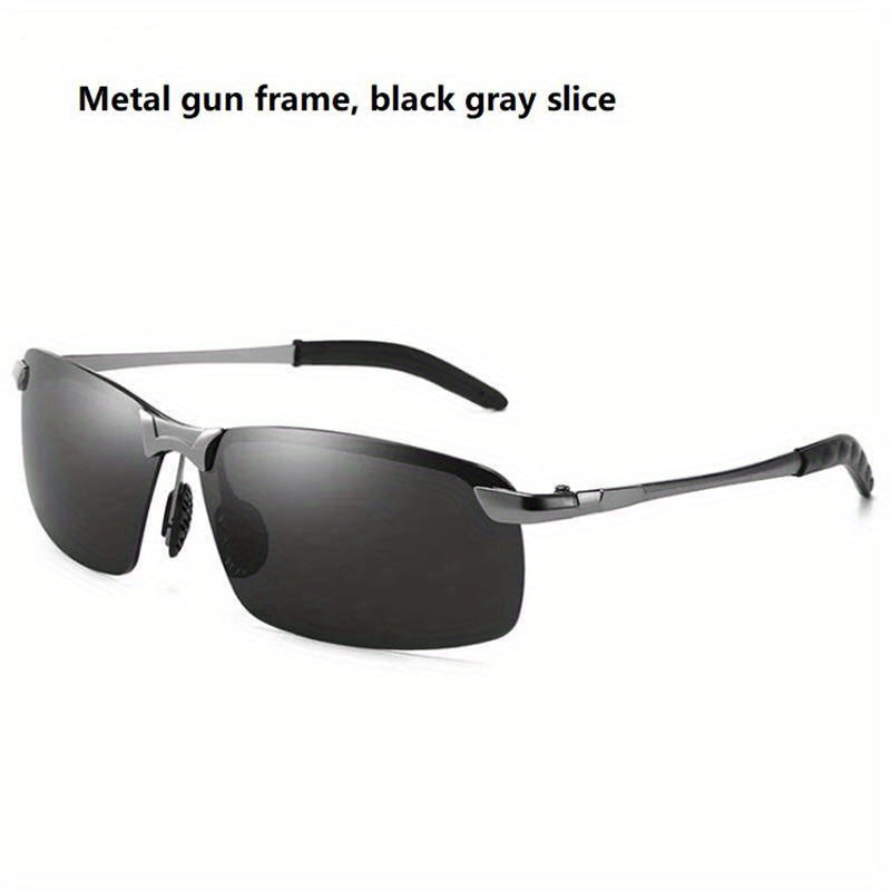 Metal Frame Polarized Sunglasses for Men