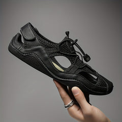 Men's Leather Non-slip Sandals Durable Quick Dry Shoes