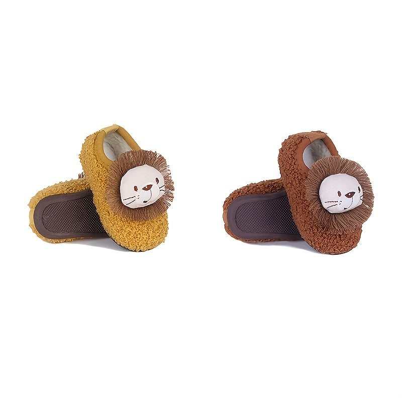 Winter Baby Prewalker Shoes, Lion Decor