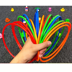8pcs Throwing Solid Ring Outdoor Game Set