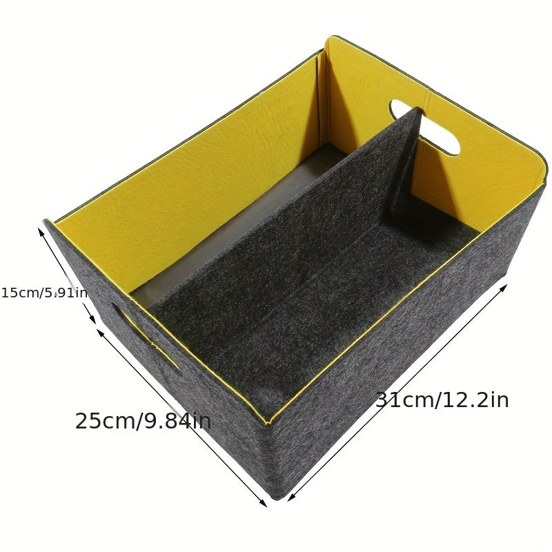 Portable Felt Clothes Storage Box Foldable Organizer