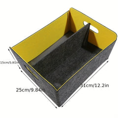 Portable Felt Clothes Storage Box Foldable Organizer